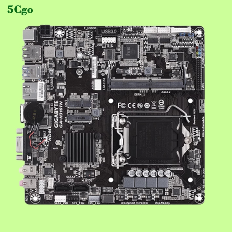 5Cgo.【含稅】全新Gigabyte/技嘉GA-H310TN 主機板薄款行業工控Thin Mini-ITX迷你主機