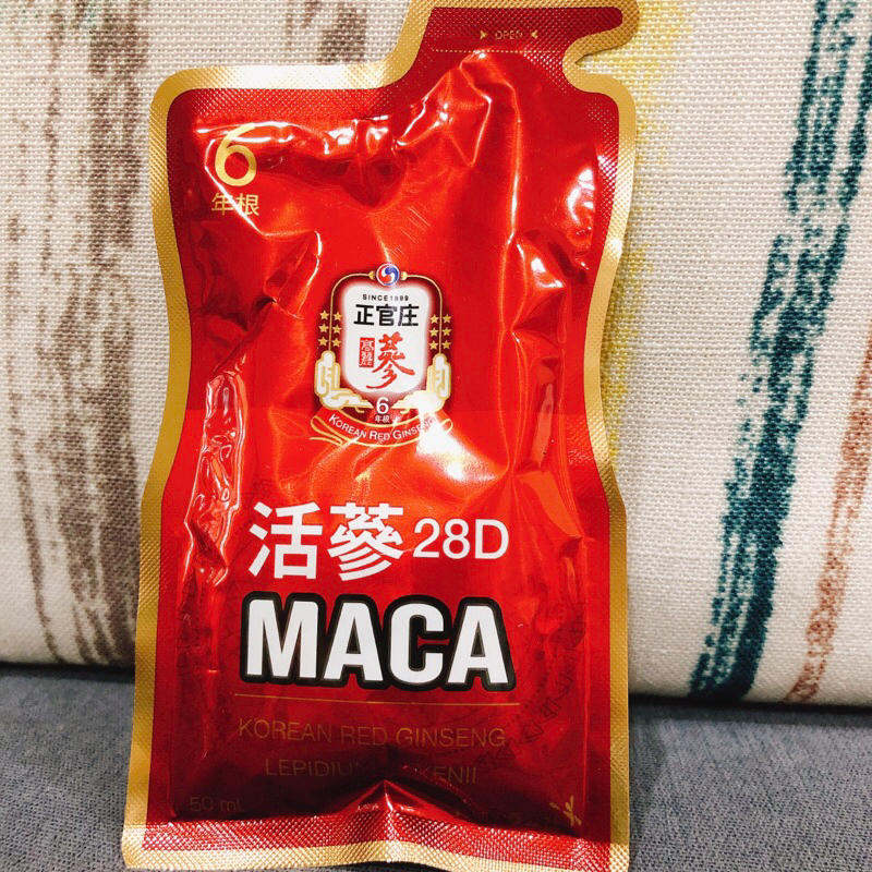 正官庄 活蔘28D MACA 馬卡飲 50ml