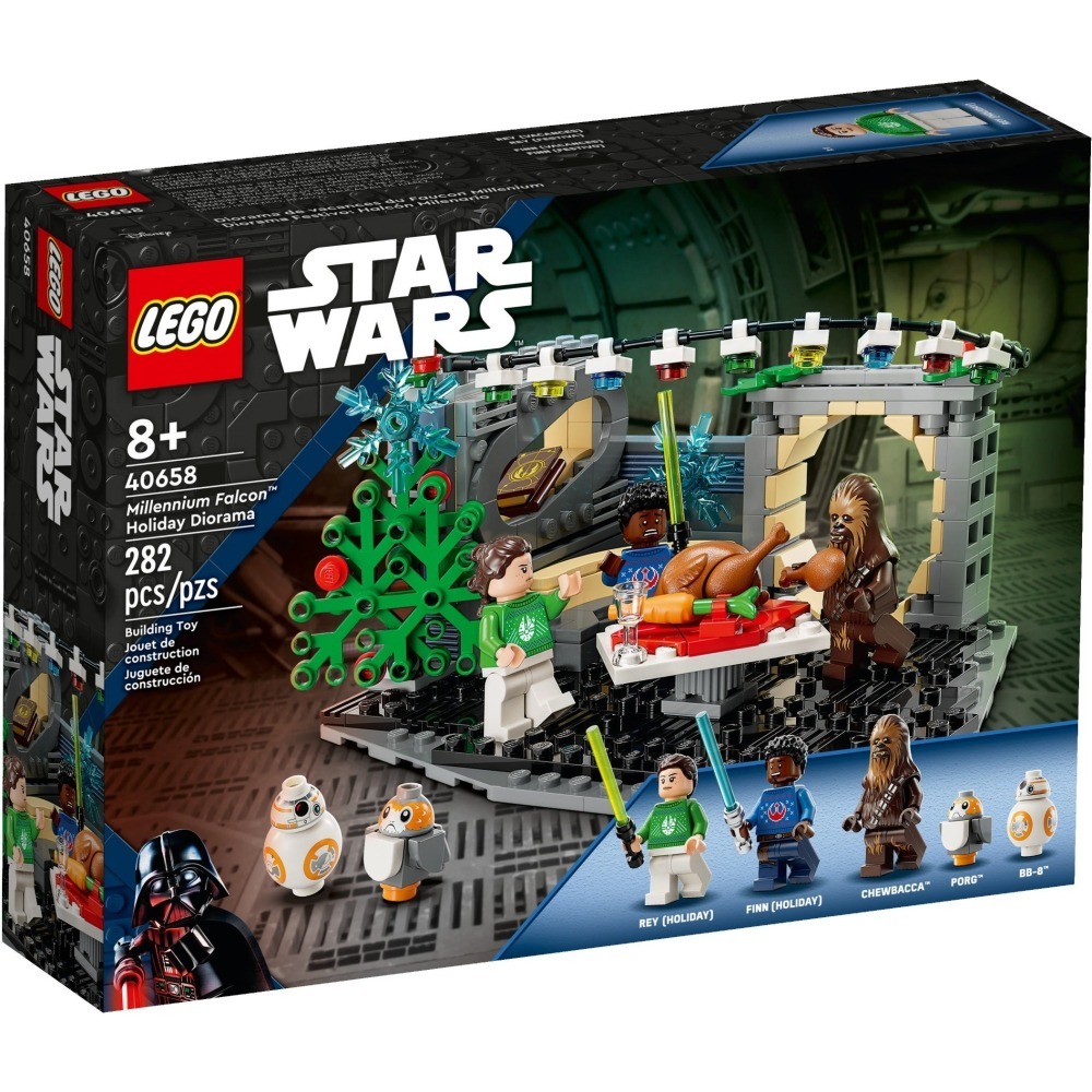 &lt;全新&gt; LEGO 千年鷹號假日場景 Millennium Falcon™ Holiday Diorama 40658