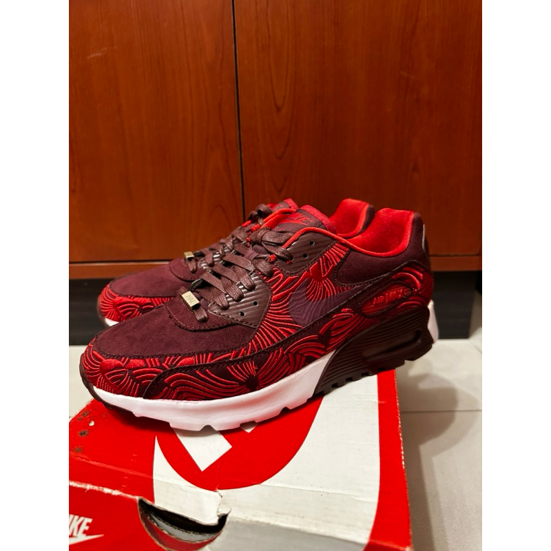 Nike 休閒鞋 W Air Max 90 Ultra 紅白配色 847154-600 尺寸23.5cm