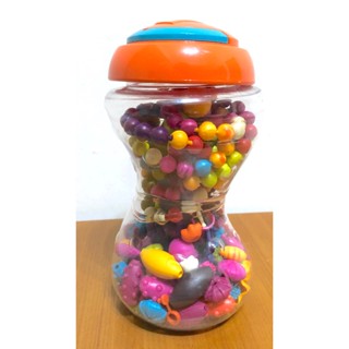 美國 B.Toys 波普珠珠_糖果罐 50/275/300/500pcs 培養創造力與美感能力