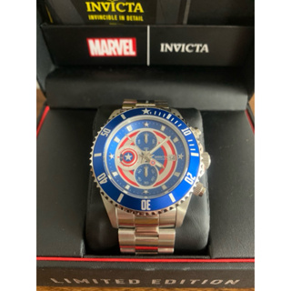 英威塔 Invicta Marvel Captain America漫威美國隊長系列 稀有錶款 美國原廠公司貨
