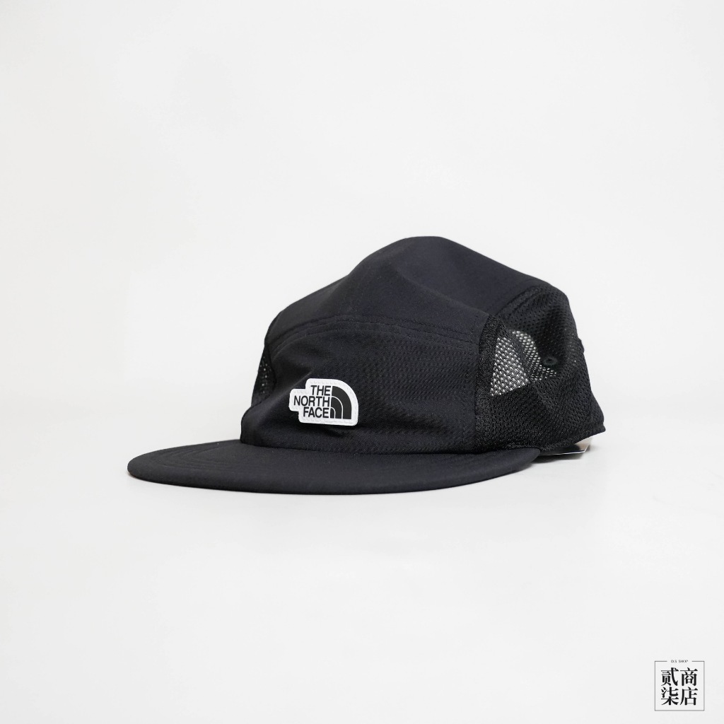 貳柒商店) THE NORTH FACE CAMP HAT 黑色 五分帽 五分割 帽子 復古 貼片式 NF0A5FXJJ