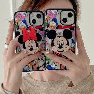磁吸米奇 米妮 蘋果12 13 14 15 Pro max手機殼 iPhone11 12 13 14 15保護殼 i15