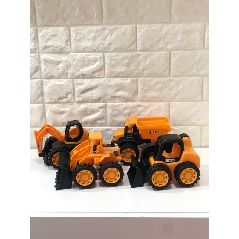 現貨 玩具帝國 Teamsterz JCB 7吋 工程車豪華組
