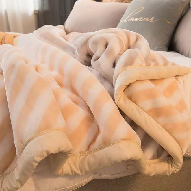 毛毯 法蘭絨 暖暖被 法蘭絨毛毯 羊羔絨毛毯 南極人冬季毛毯蓋被雙層加厚拉舍爾毯子宿舍單人保暖珊瑚絨午