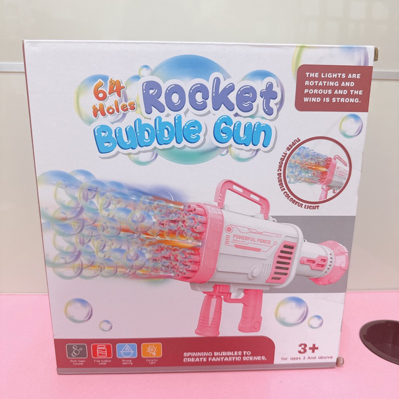 全新 - 64孔火箭筒泡泡槍 #rocket #bubblegun