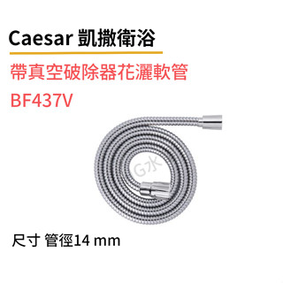 🔸HG水電🔸 Caesar 凱撒衛浴 帶真空破除器花灑軟管 BF437V
