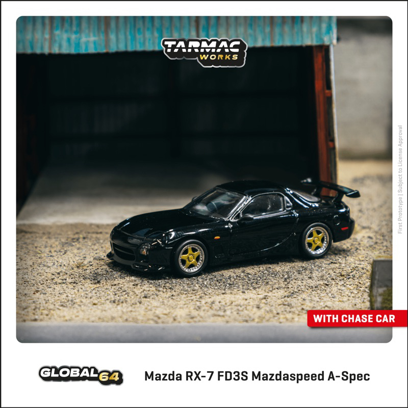 &lt;阿爾法&gt;Tarmac Works Mazda RX-7 FD3S Mazdaspeed A-Spec Black