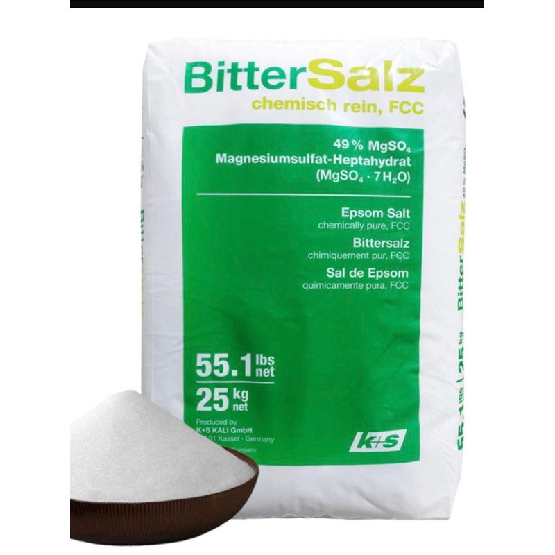 德國品牌瀉鹽250公克夾鏈袋分裝#沐浴鹽#硫酸鎂#肥料