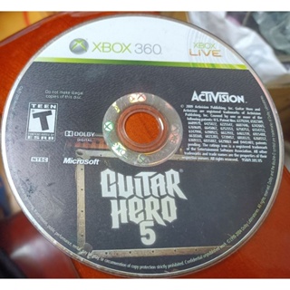 XBOX360遊戲~-吉他英雄5Guitar Hero5 ~ 二手