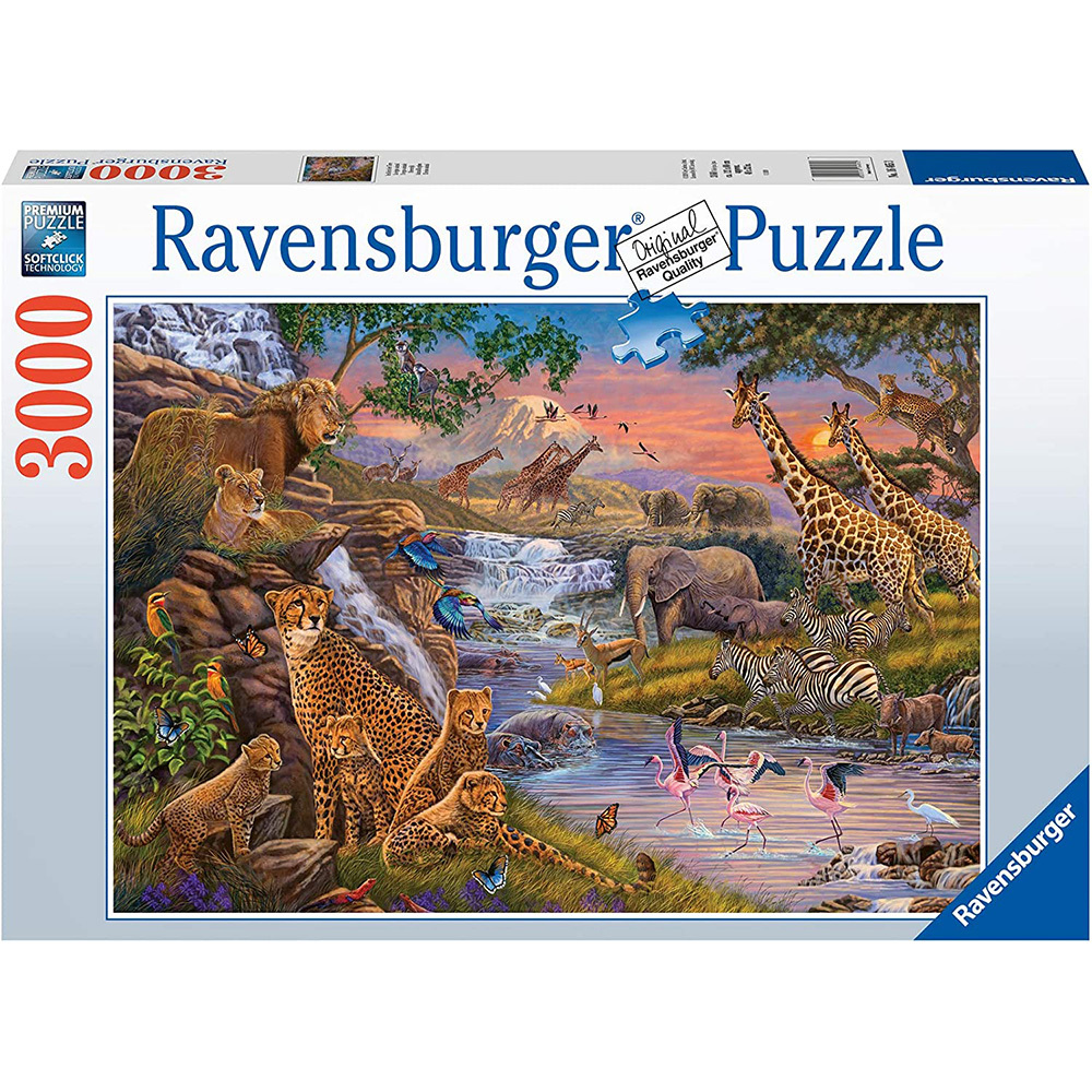 德國Ravensburger 維寶拼圖 動物王國(3000P)