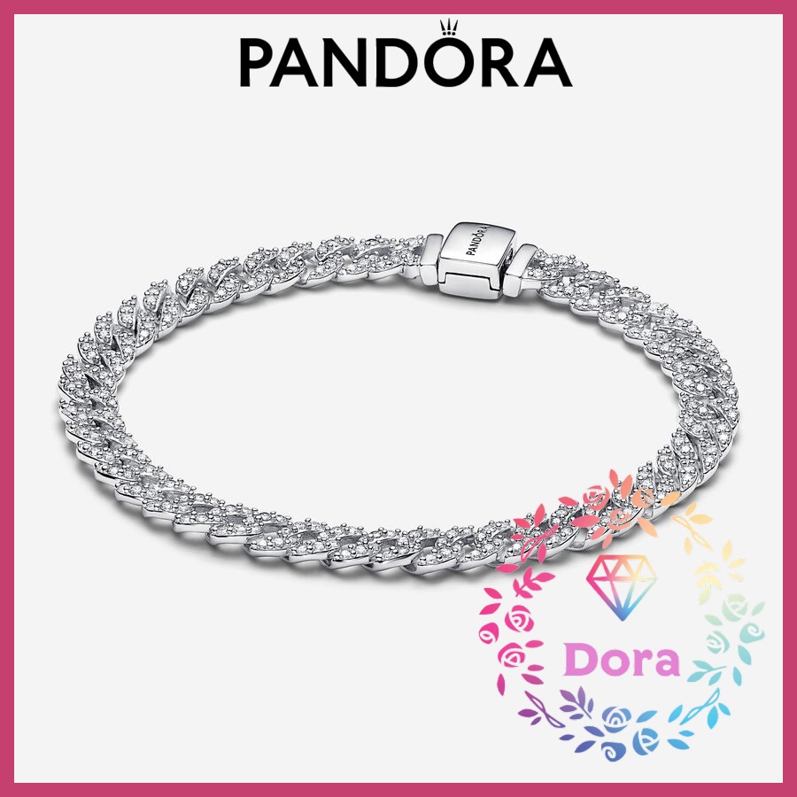 Dora Shop❤ Pandora 潘朵拉 Timeless 密鑲單善手鏈 情侶 祝福 情人節 593008C01