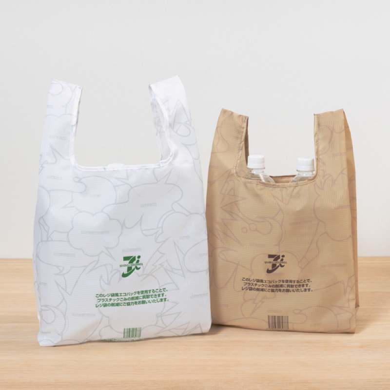 za’kafe 現貨 2312 🇯🇵 日本 7-11 限定 便利商店 塑膠袋 造型環保袋 環保 7i 購物袋