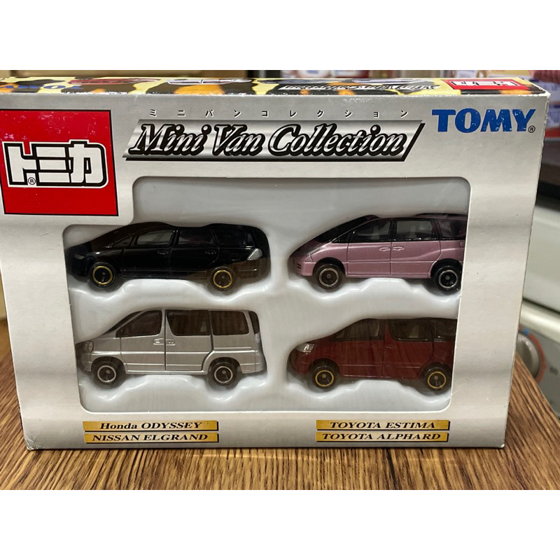 TOMICA  多美 盒組 MINI VAN COLLECTION 休旅車組 舊藍標