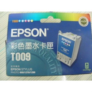 庫存品EPSON T009原廠C13T009051彩色墨水匣☆無保固☆PHOTO1270/1290