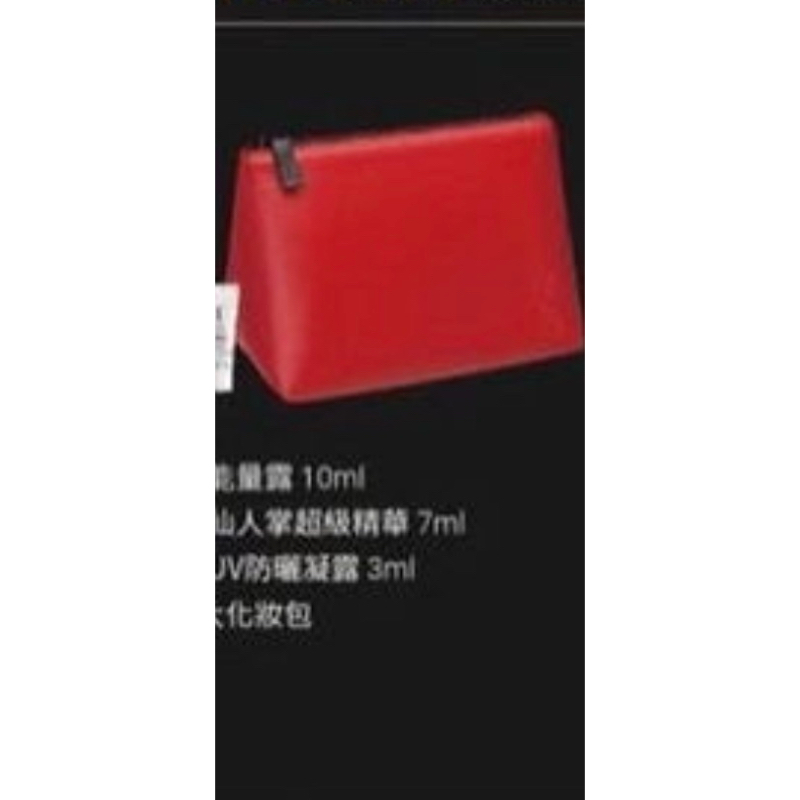 ［全新］YSL 聖羅蘭 訂製紅色大化妝包 手提包 收納包 手拿包 小包 大容量