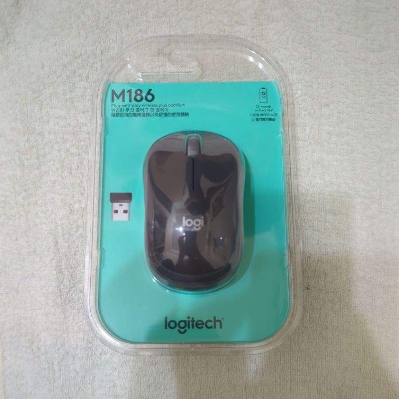 羅技 logitech M186無線滑鼠