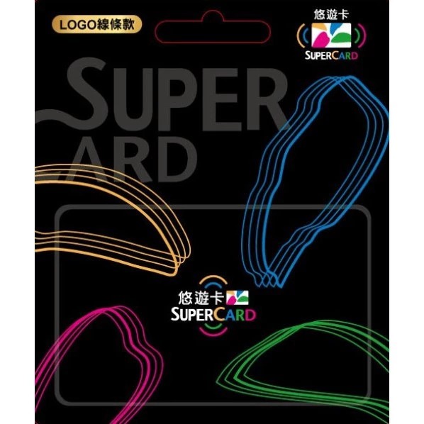 LOGO線條款Supercard超級悠遊卡