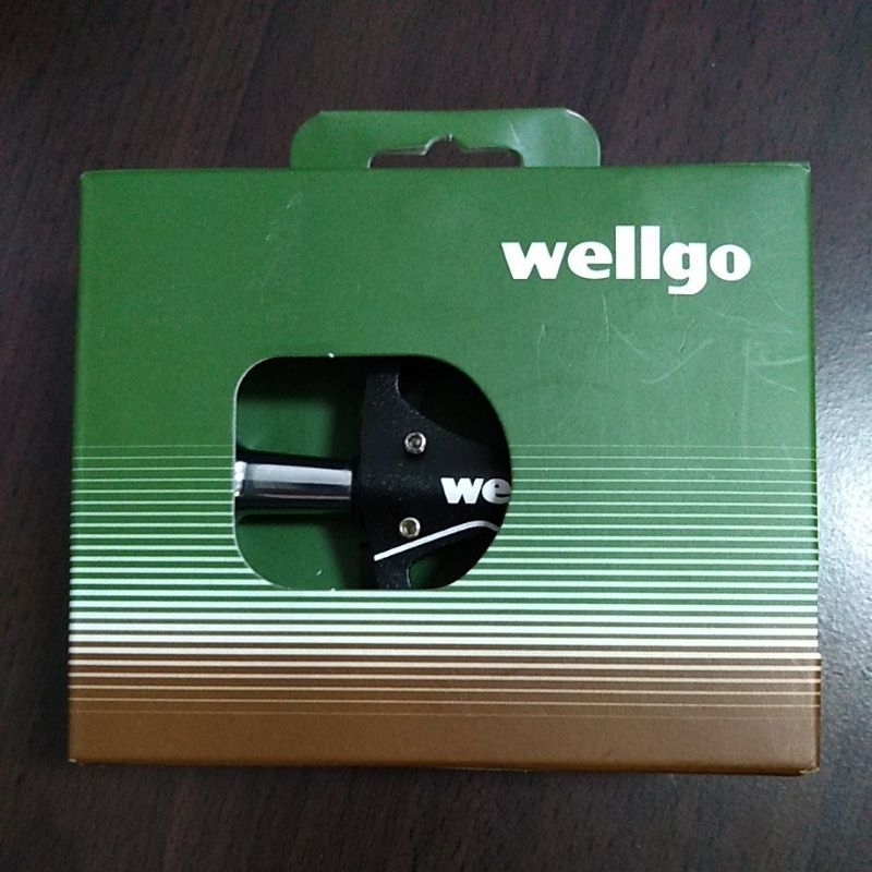 維格【Wellgo】M194 鋁合金輕量化公路車自行車黑色腳踏板 【全新品】【原廠盒裝】