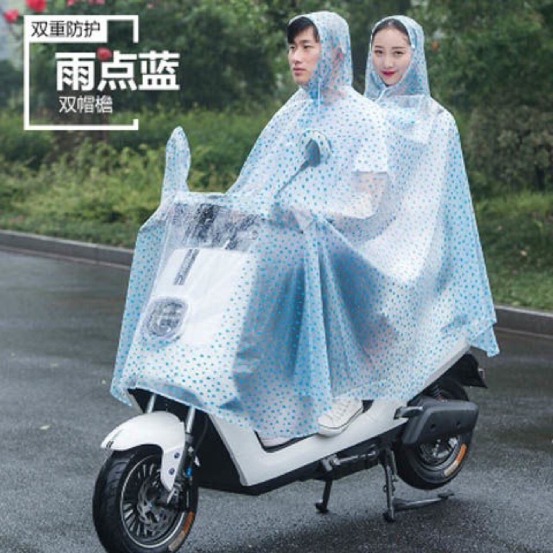 全新轉售 機車雨披 雨衣母子親子電動腳踏車單人成人專用雨披 機車雨衣 雙人雨衣雨衣