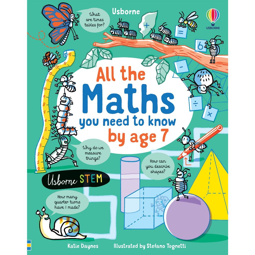 <Usborne> All the Maths You Need to Know by Age 7 精裝書