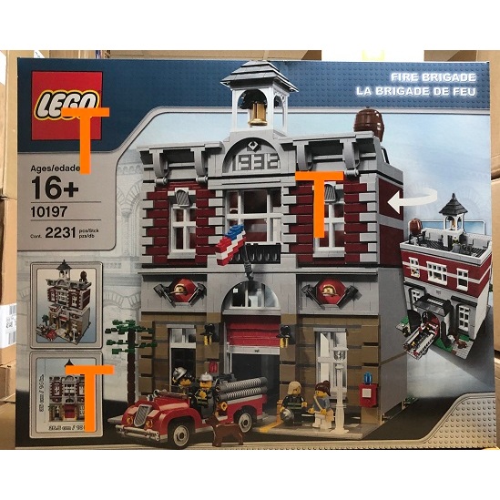 LEGO 樂高 10197 消防隊 街景系列