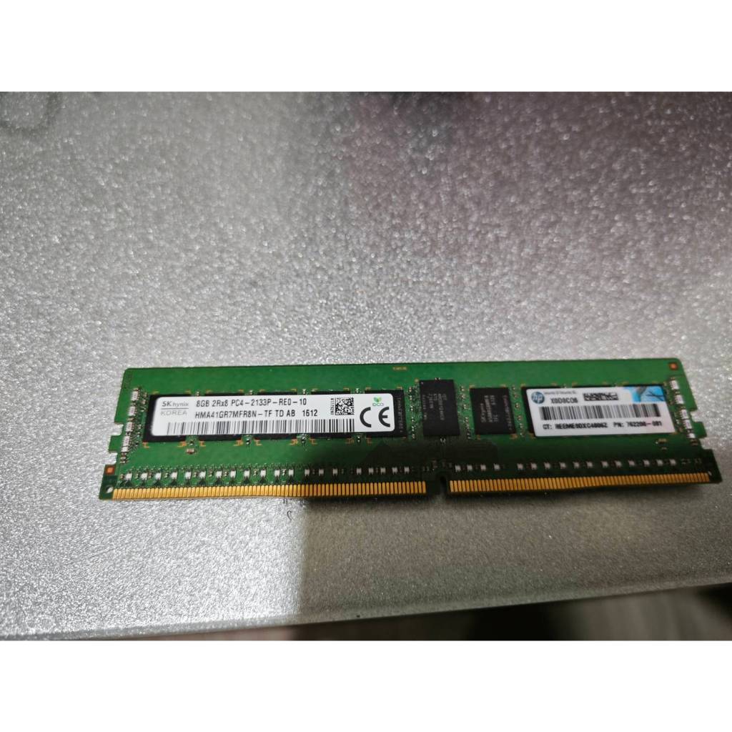 DDR4 ECC 2133 8G 雙面RDIMM