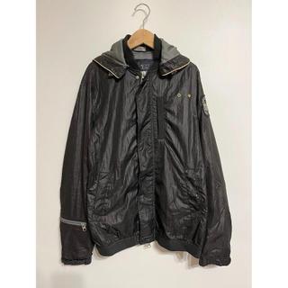 ARMANI JEANS AJ 亞曼尼 貼布臂章 風衣外套 M號