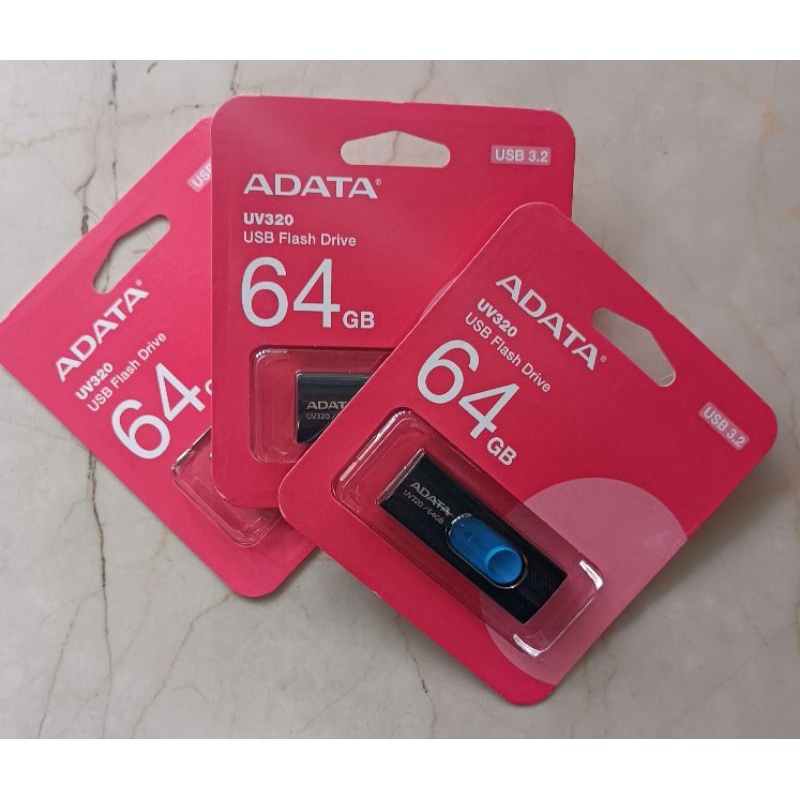 最新包裝 64G 威剛  ADATA UV320 USB3.2 64GB 隨身碟 五年保固 自取 64g