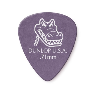 ★彈心琴園樂器館★Dunlop PICK吉他彈片0.71mm(GATOR GRIP® PICK .71MM)