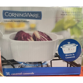 「全新現貨」免運優惠中 CorningWare 美國康寧 童玩趣 米妮款 3L方形鍋