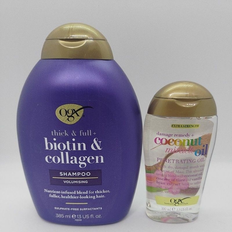 OGX 豐盈洗髮精 385ml Biotin & Collagen