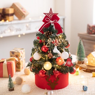 當天出貨🎄LED燈聖誕樹 45cm 送燈串 日韓系聖誕節裝飾小物 迷你聖誕樹 聖誕節裝飾 聖誕樹DIY 聖誕節交換禮物