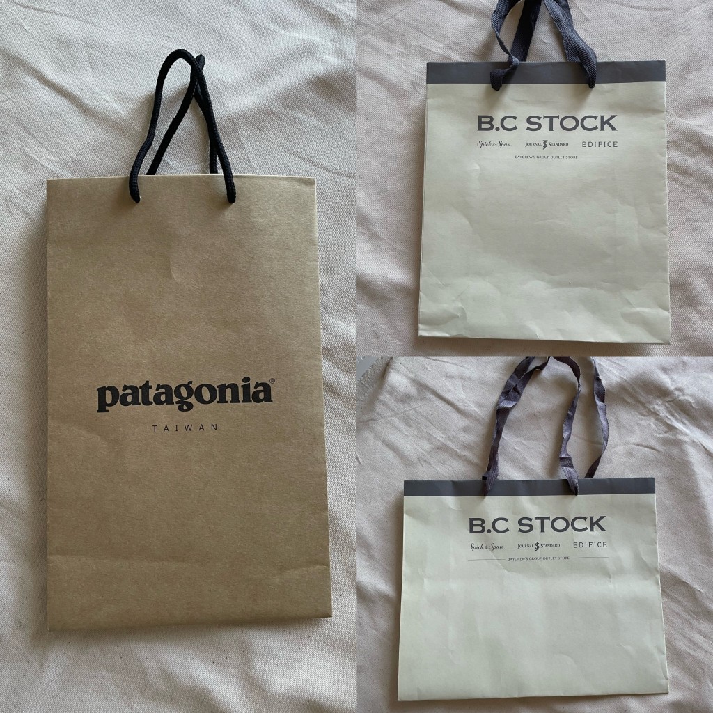 B.C. STOCK紙袋   patagonia提袋 品牌紙袋 專櫃提袋 禮物袋 提袋