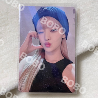 (G)I-DLE tou2.0官方特典 練習室造型 米妮minnie小卡I LOVE