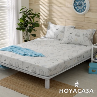 HOYACASA喵游太空- 100%天絲床包枕套三件組(單人/雙人/加大)