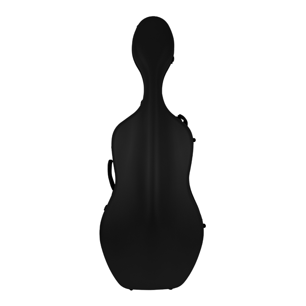 【ISVA Strings】大提琴盒 超輕量複合碳纖維 Fancy.K-UltraLight 消光黑