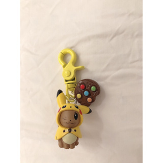 Pokémon 神奇寶貝 變裝寶可夢 皮卡丘 伊布 鑰匙圈 公仔 玩具 吊飾 擺件