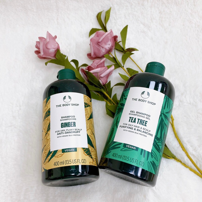 ☆正品現貨☆ The Body Shop 茶樹淨化洗髮精 薑根鏗活調理洗髮精 薑汁 生薑400ml