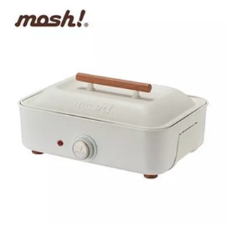 《日本 mosh》多功能電烤盤 M-HP1 IV (白)