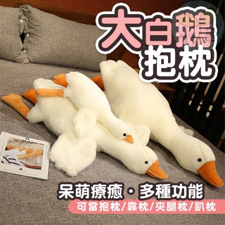 🔥隔日到貨🔥動物抱枕 大白鵝抱枕 鴨子 模擬動物 動物娃娃 鵝 鵝娃娃 交換禮物 聖誕禮物 生日禮物 玩偶 靠枕 娃娃