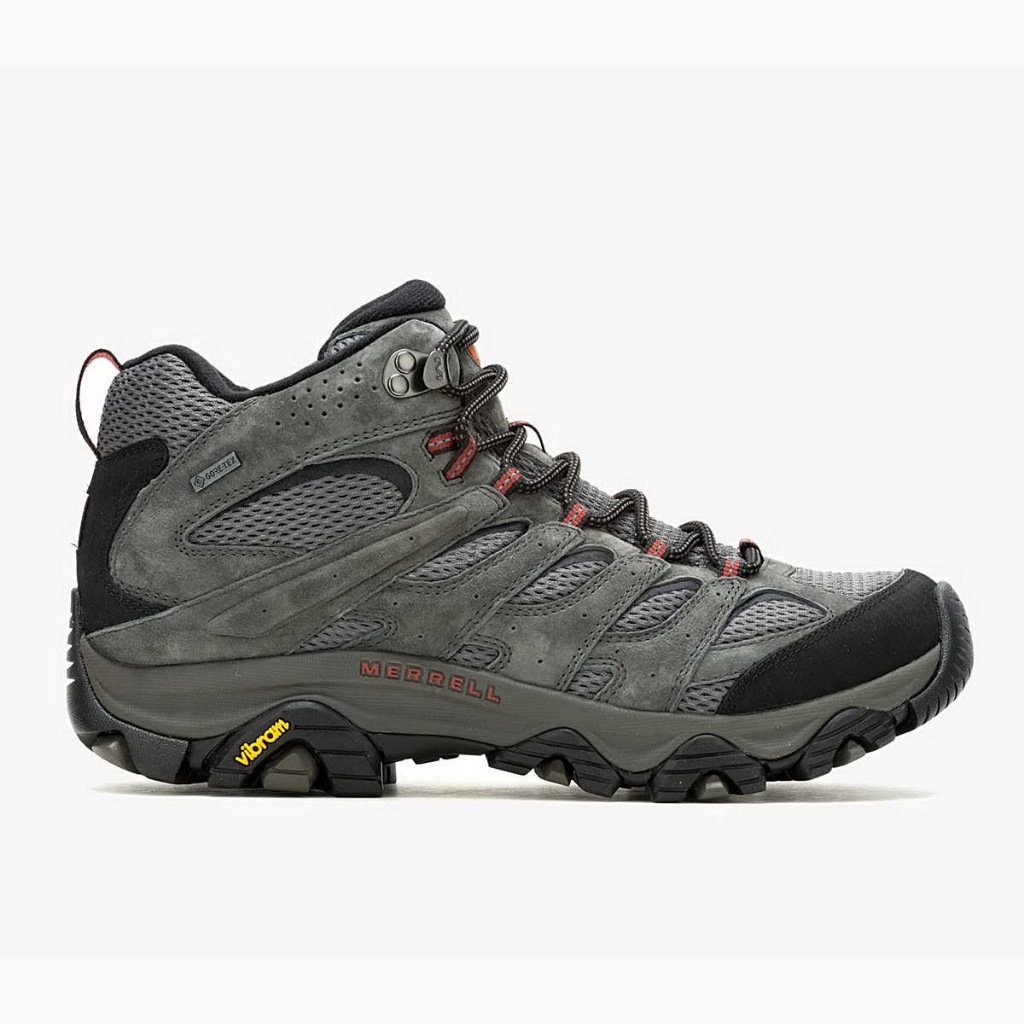 美國品牌 MERRELL MOAB 3 MID GORE-TEX 男 中筒 真皮 寬楦 登山鞋《ML035785W》