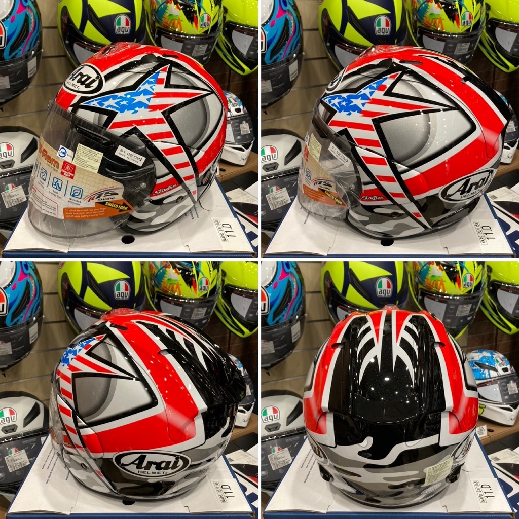 鼎泰安全帽 ARAI VZ-RAM/VZ RAM Hayden Laguna 海登 頂級 3/4 半罩 安全帽 公司貨