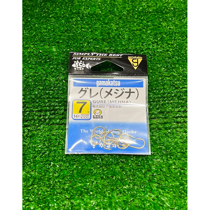 GAMAKATSU グレ(メジナ）鉤 G12245 磯釣專用鈎 金色 魚鉤 釣魚 哭累