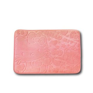 ♥小玫瑰日本精品♥ Hellokitty 美樂蒂 酷洛米 大耳狗 絨毛腳踏墊 吸水地墊 防滑設計 ~ 3