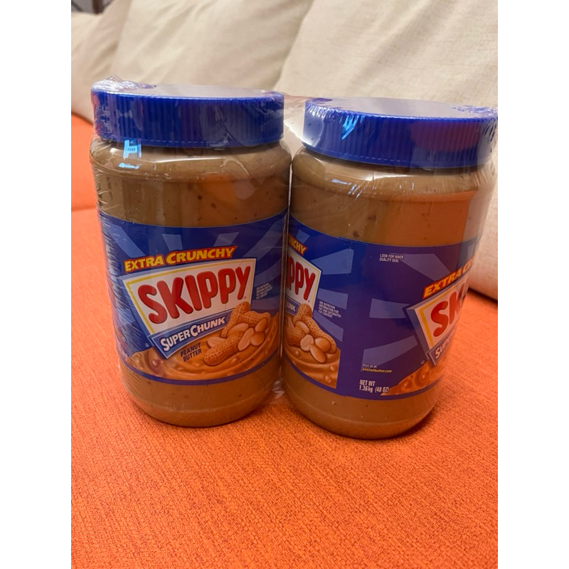 SKIPPY吉比花生醬-香脆顆粒口味花生醬一組1.36kg*2罐   619元--可超商取貨付款