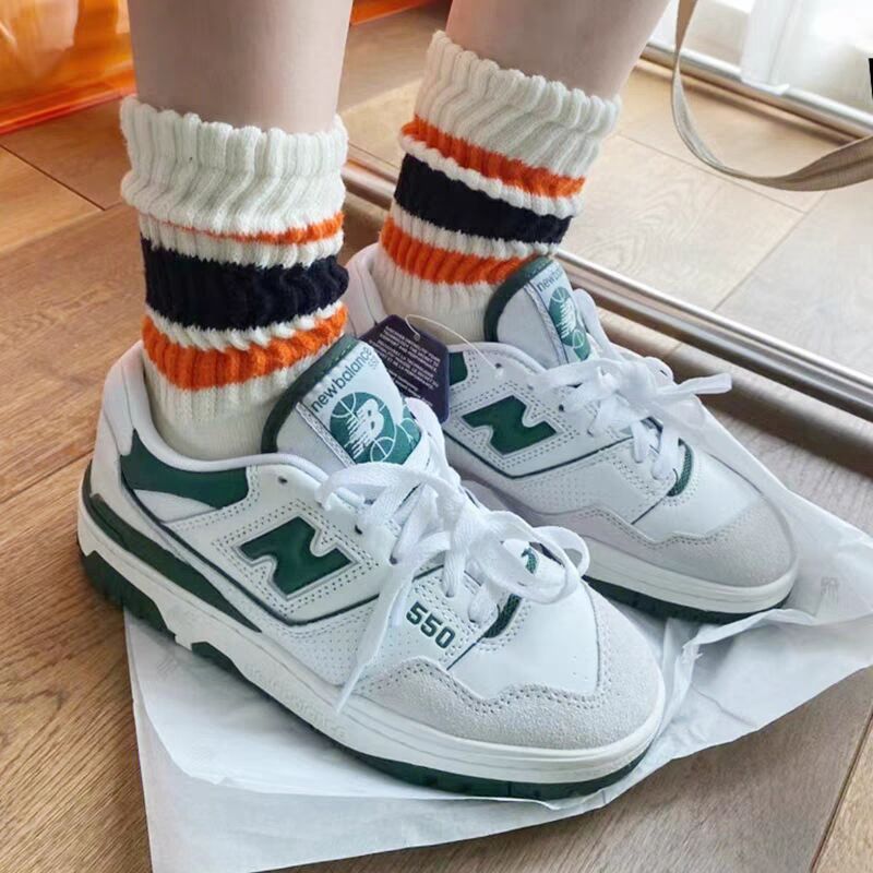 New Balance NB550 premium packa 潮流耐磨 低邦 復古籃球鞋 男女同款 綠色#送禮推薦