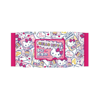 三麗鷗 Hello Kitty KT 手口柔濕巾 濕紙巾-70抽 (加蓋) 紙巾 溼紙巾 柔溼巾