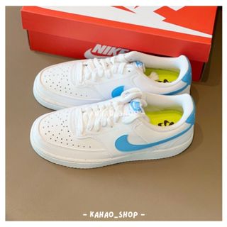 KAHAO_SHOP｜NIke Vision 寶寶藍 天空藍 板鞋 白色 小白鞋 休閒 女生 DH3158 107